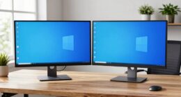 efficient dual monitor setup