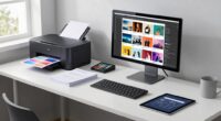 efficient portfolio printing setup