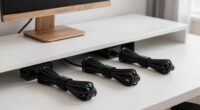 efficient workspace cable setup