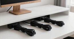efficient workspace cable setup