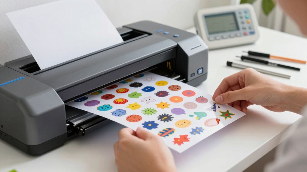 fast sticker printer setup