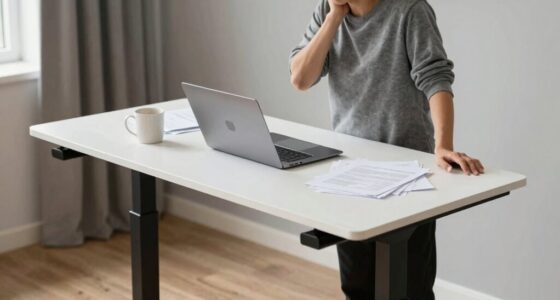 incorrect standing desk habits