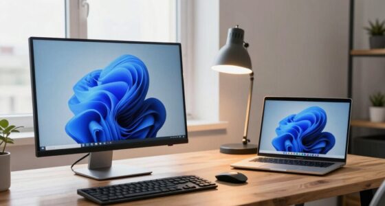 optimized desktop laptop setup