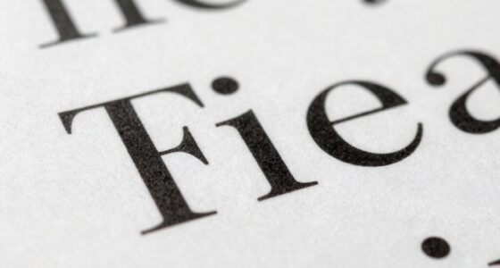 overusing decorative serifs