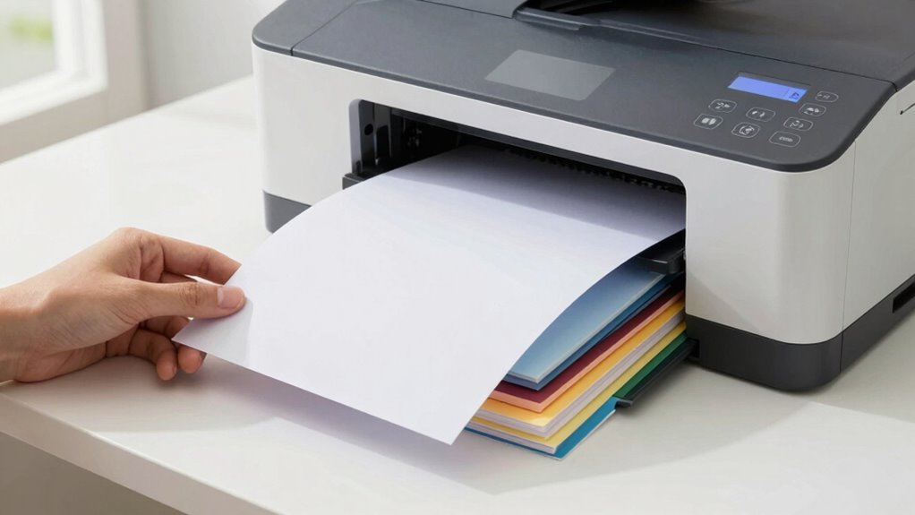 printer paper selection rule