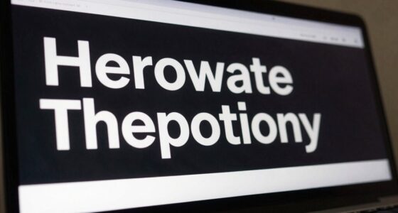 readable fonts enhance usability