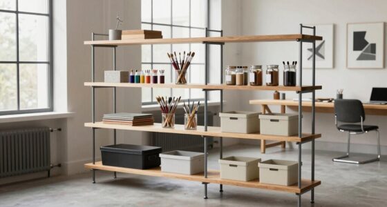 selecting optimal studio shelving