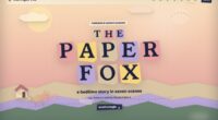 The Paper Fox — a bedtime story in seven scenes — Scroll-Linked SVG Scenes (FABLE/175, room 24)