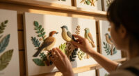 Lifelike Birds Emerge from Foliage in Painted Paper Reliefs by The Paper Ark