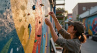 Veks Van Hillik Suspends Fish, Insects, and Other Objects in Surreal Murals