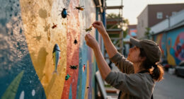 Veks Van Hillik Suspends Fish, Insects, and Other Objects in Surreal Murals