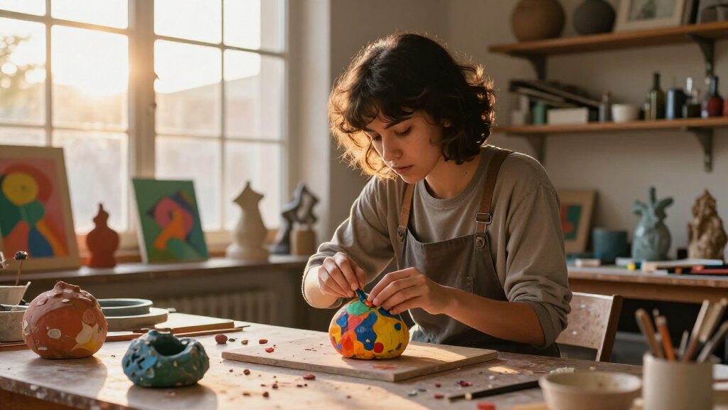 Estefania Ajcip’s Sculptural Paintings Unite The Memories Of A Separated Family