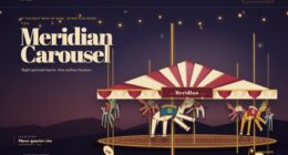 The Meridian Carousel — After Dusk, Since 1908 — CSS 3D Carousel (FABLE/175, room 59)