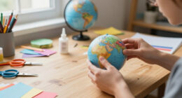 Folding Paper Globes
