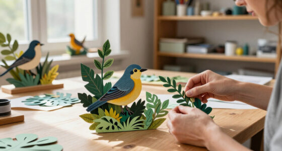 Lifelike Birds Emerge From Foliage In Painted Paper Reliefs By The Paper Ark