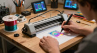 Making Holograms With A Pen Plotter