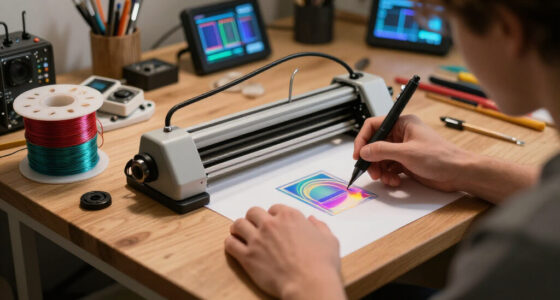 Making Holograms With A Pen Plotter
