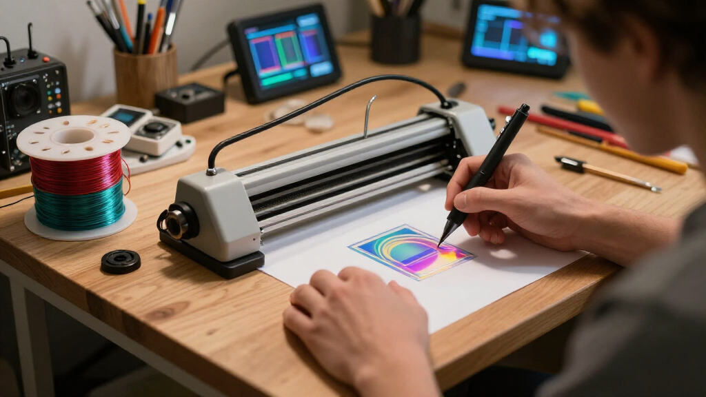 Making Holograms With A Pen Plotter