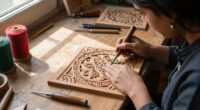 Nosheen Iqbal Translates Islamic Ornament Into Meticulous Wood-and-Thread Patterns