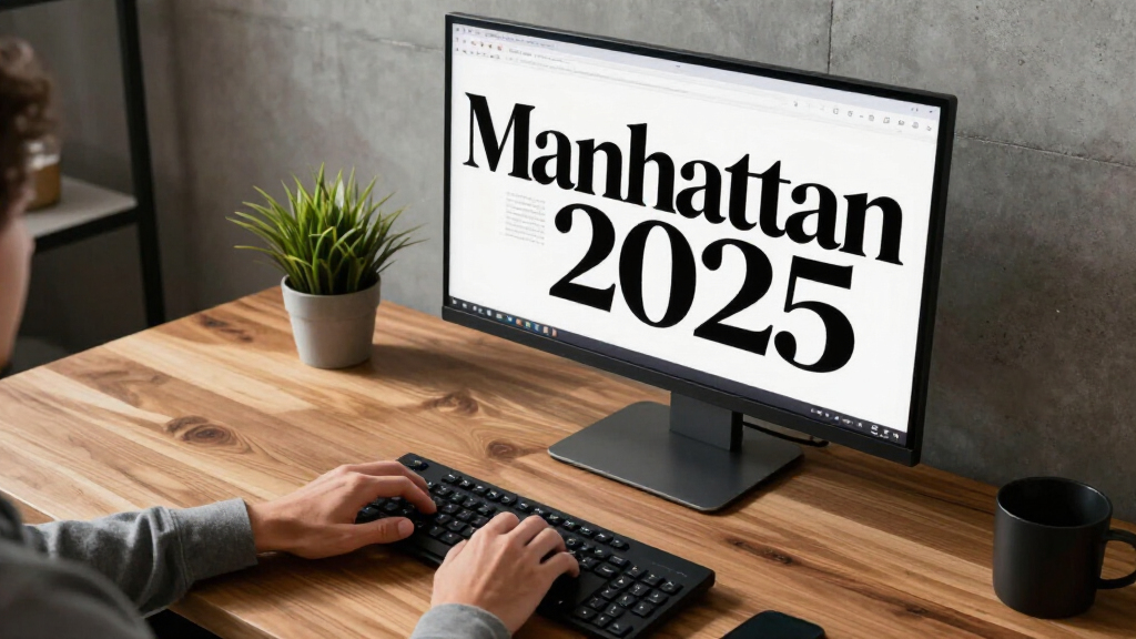 The Hardest Working Font In Manhattan (2025)