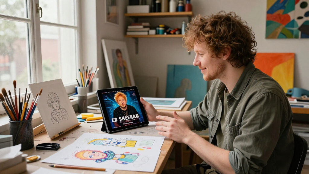 Artists And Illustrators Throw Ed Sheeran For A Loop