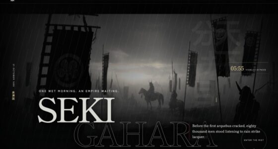 SEKIGAHARA — The Field in Mist, 1600 — Layered Visual State Management (FABLE/175, room 118)