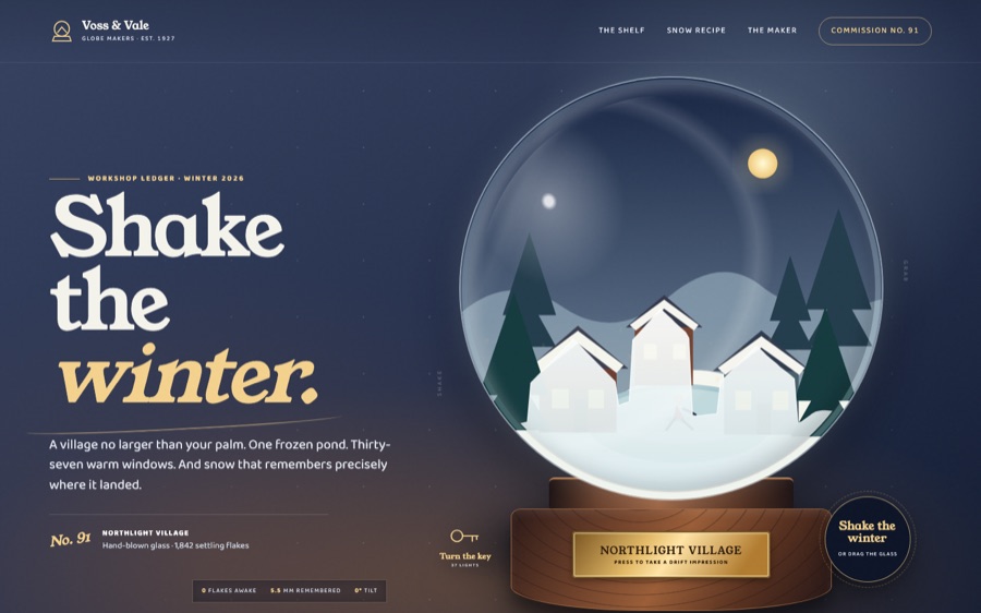 The Snow Globe Workshop — Miniature Winters, Bottled — Physics-based Simulation (FABLE/175, room 91)