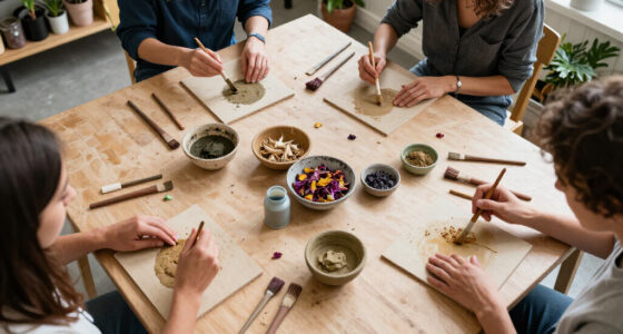 Four Artists Exploring Sustainable Alternatives To Synthetic Art Supplies