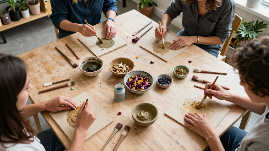 Four Artists Exploring Sustainable Alternatives To Synthetic Art Supplies