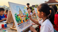 Hanoi Is Organizing The International Children's Painting Competition "I Love Hanoi - City For Peace" - 2026. - Vietnam.vn