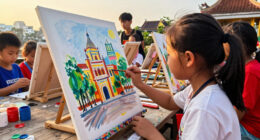 Hanoi Is Organizing The International Children's Painting Competition "I Love Hanoi - City For Peace" - 2026. - Vietnam.vn