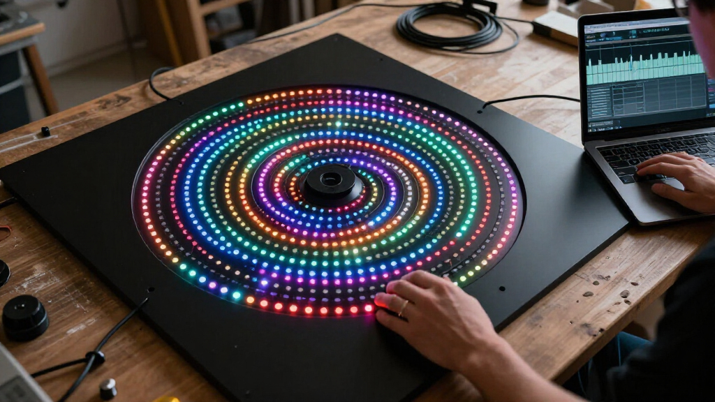 Phyllotaxis: An Audio-reactive LED Display