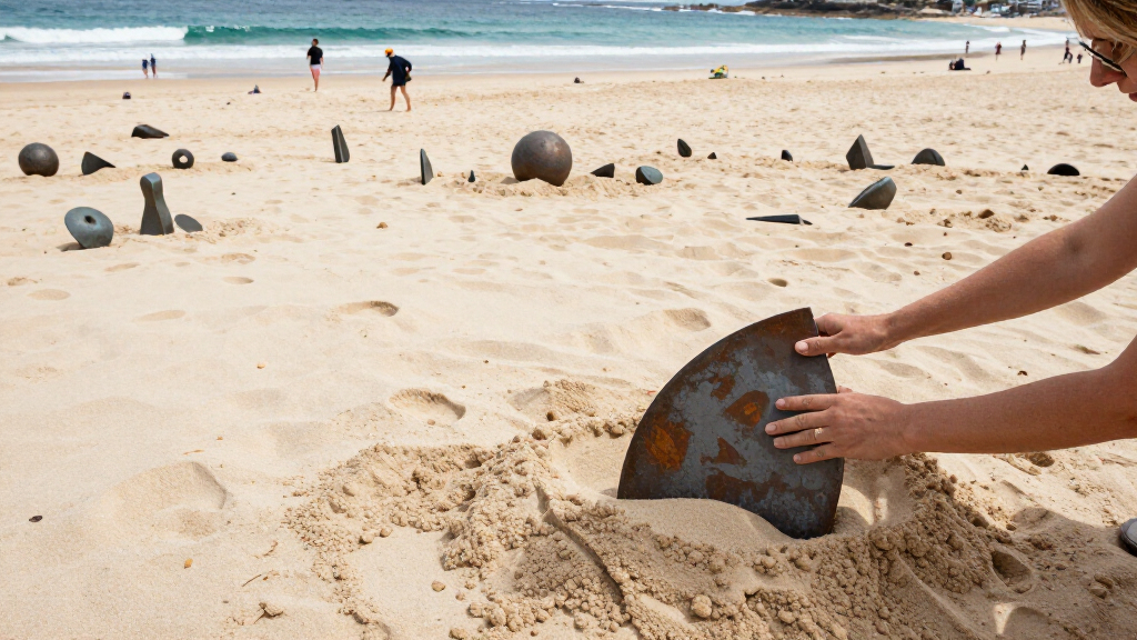 Dozens Of Sculptures Dot Bondi Beach In The 2026 Sculpture By The Sea Exhibition