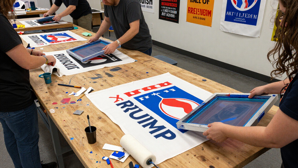 Fall Of Freedom Returns With Hundreds Of Anti-Trump Art Actions