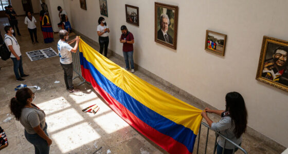 Hundreds Protest In Colombia After Far-Right President Removes Works From National Museum