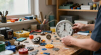 Niklas Roy Constructs A Functional Pendulum Clock Made Entirely Of Trash