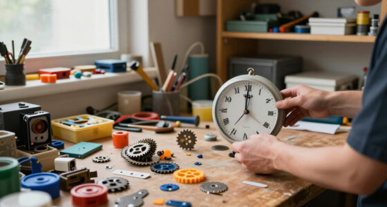 Niklas Roy Constructs A Functional Pendulum Clock Made Entirely Of Trash