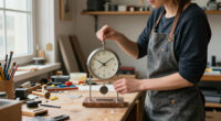 Show HN: Glashütte Trash Clock – A 30-Minute Pendulum Clock Made From Trash