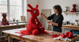 Woo Jin Joo Conjures Mythic Tales From Uncanny Sculptures Of Fiber And Found Objects