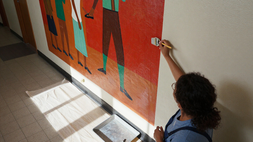 WPA Murals At Harlem Hospital Restored To Their Original Glory